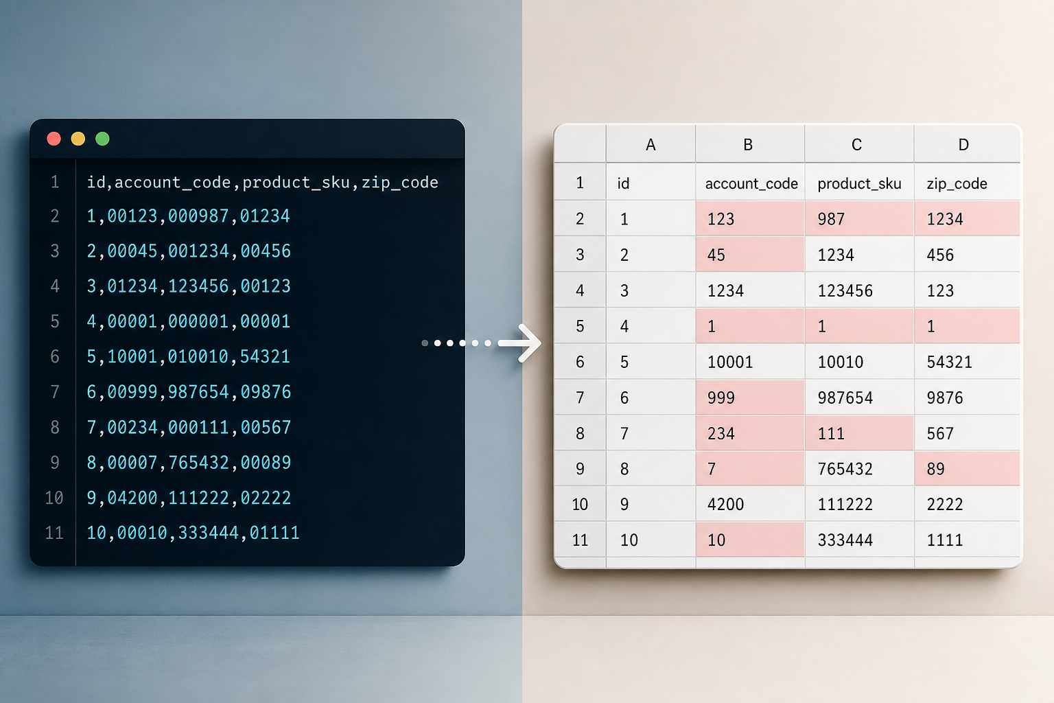 The problem: a valid CSV does not always open correctly