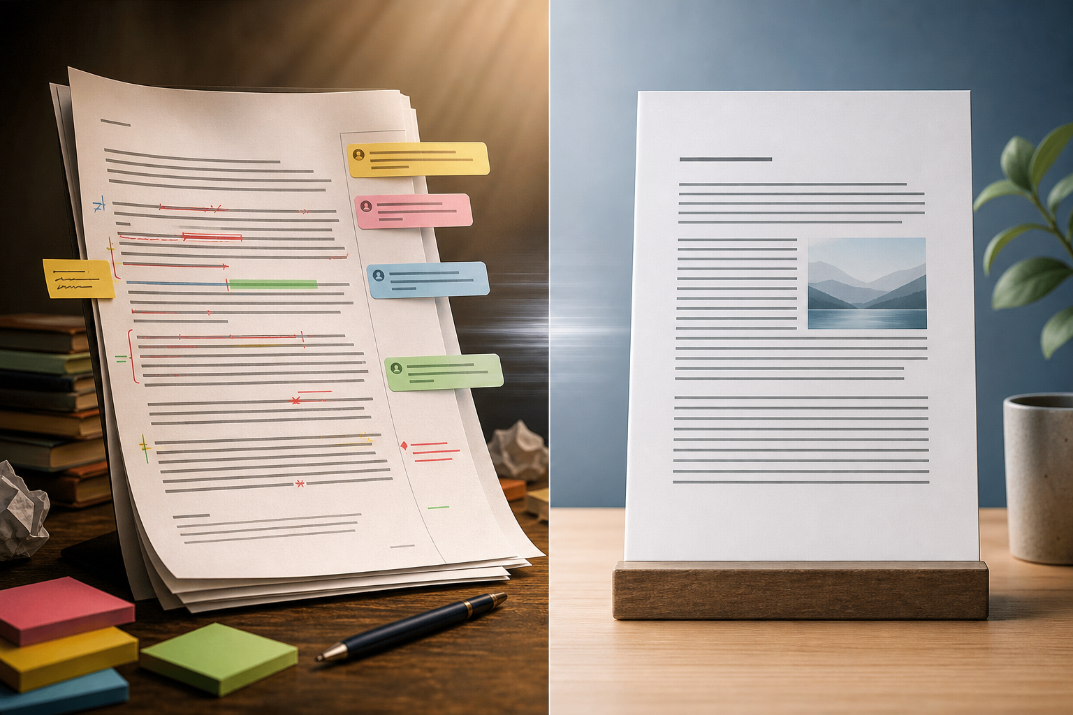 The practical difference between editable and PDF