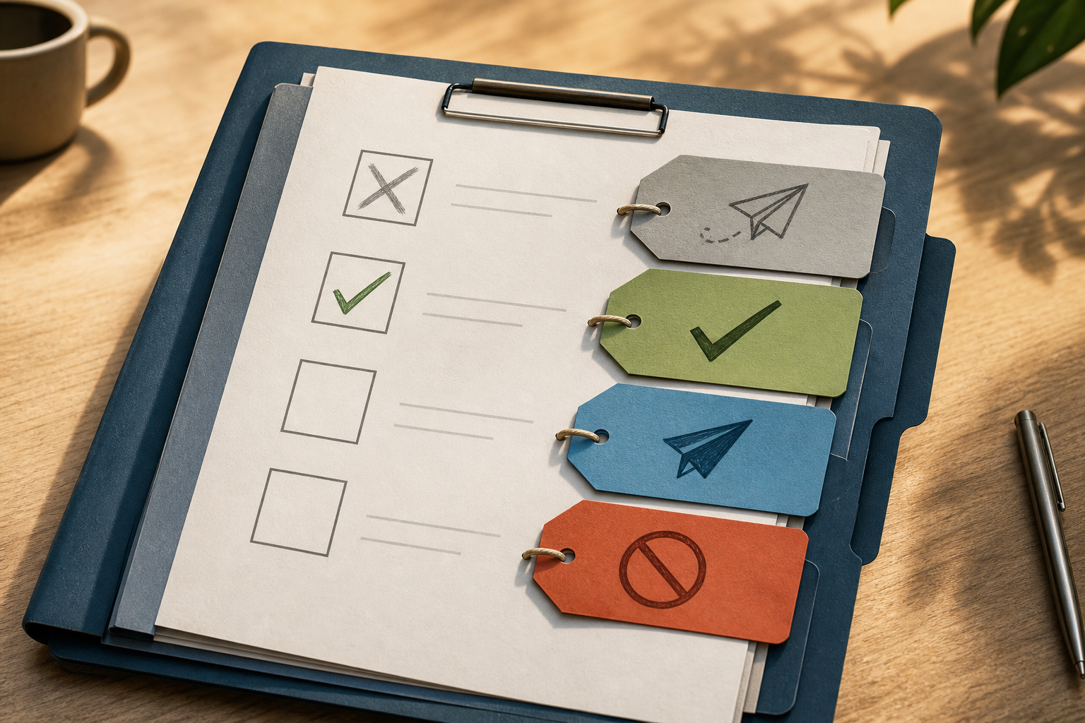 Before publishing: a minimum inventory of version, audience, and period