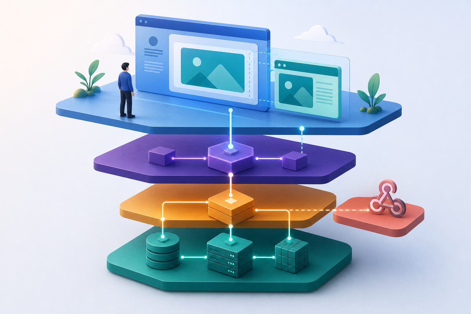 Ebenenkarte: iframe, API, JavaScript, Konfiguration und Theme