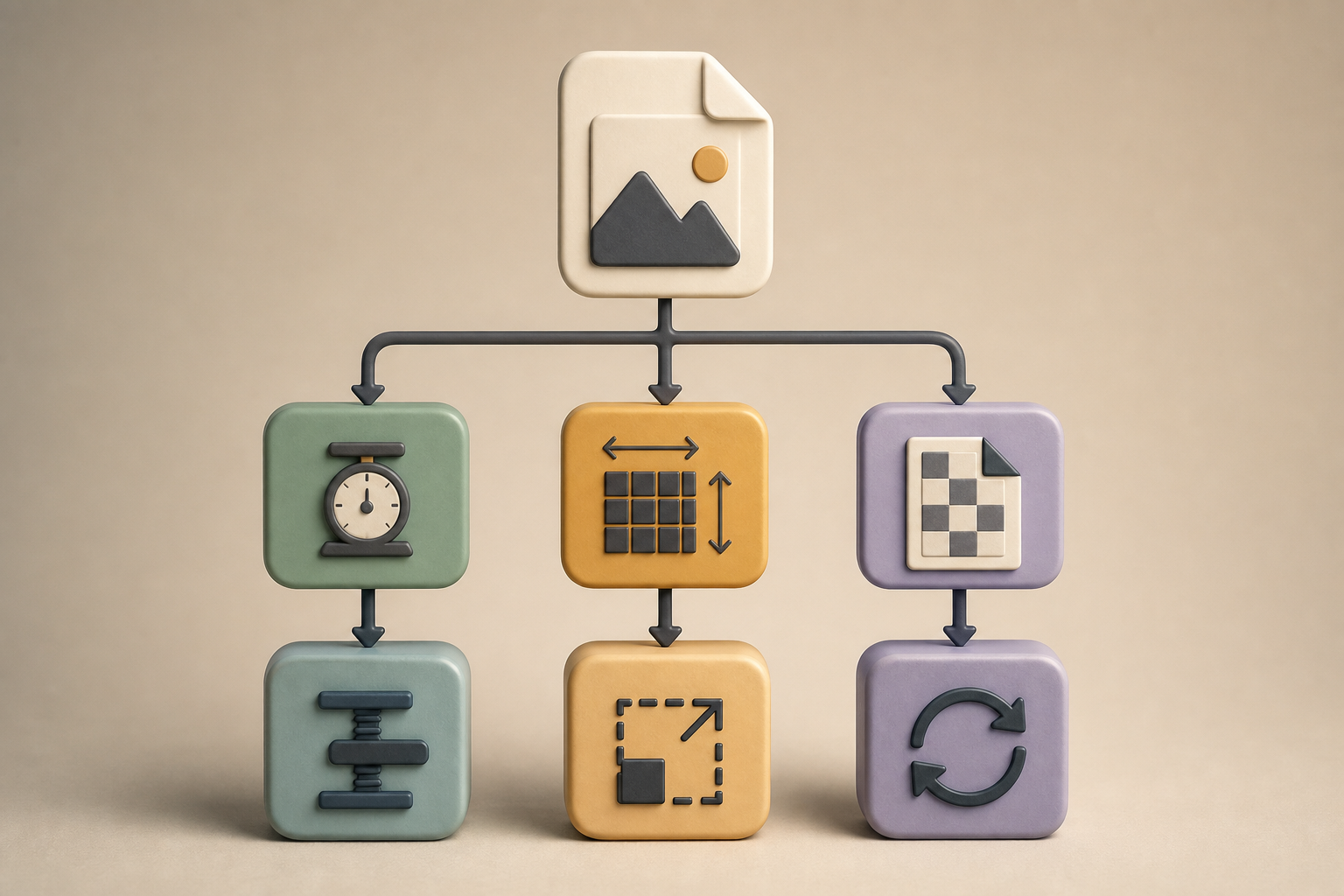 The problem: three similar operations, three different needs