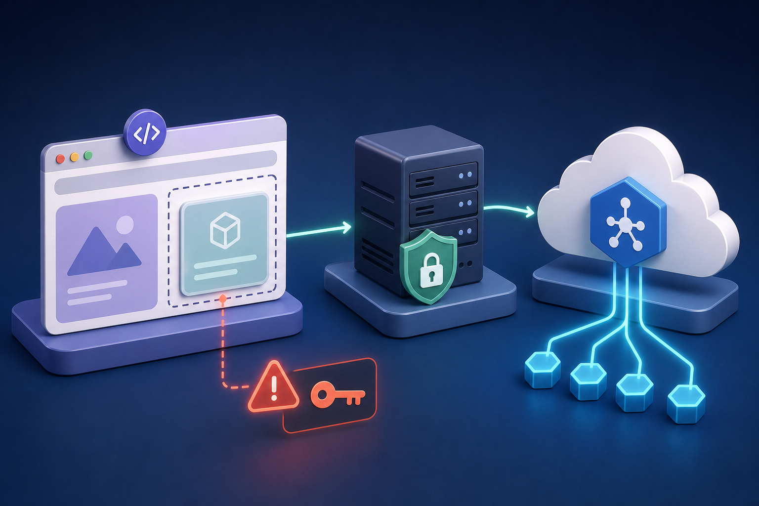 The problem: embedding does not mean handing over credentials
