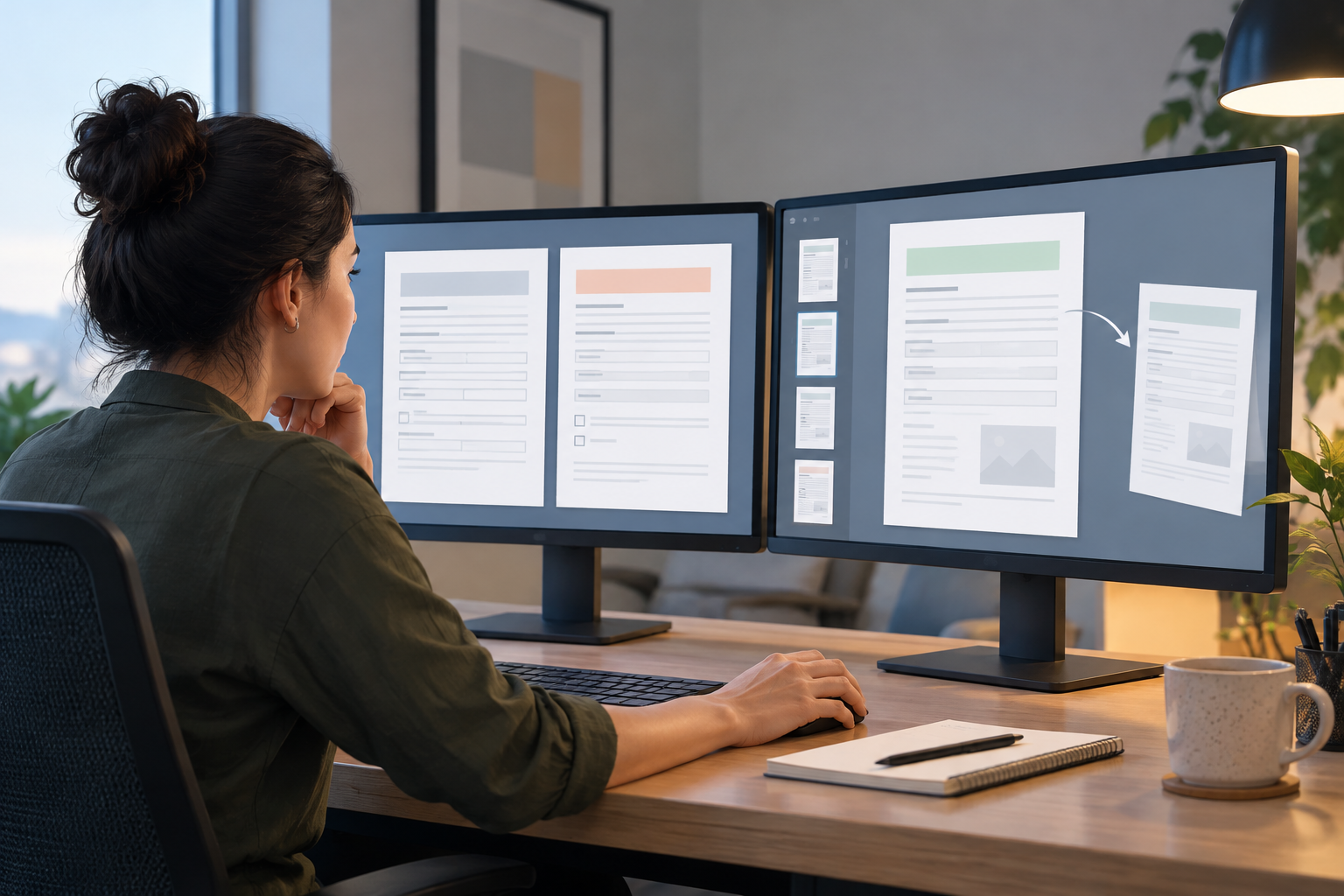 Revisión de campos rellenables en varios PDF antes de unirlos y probar el archivo combinado