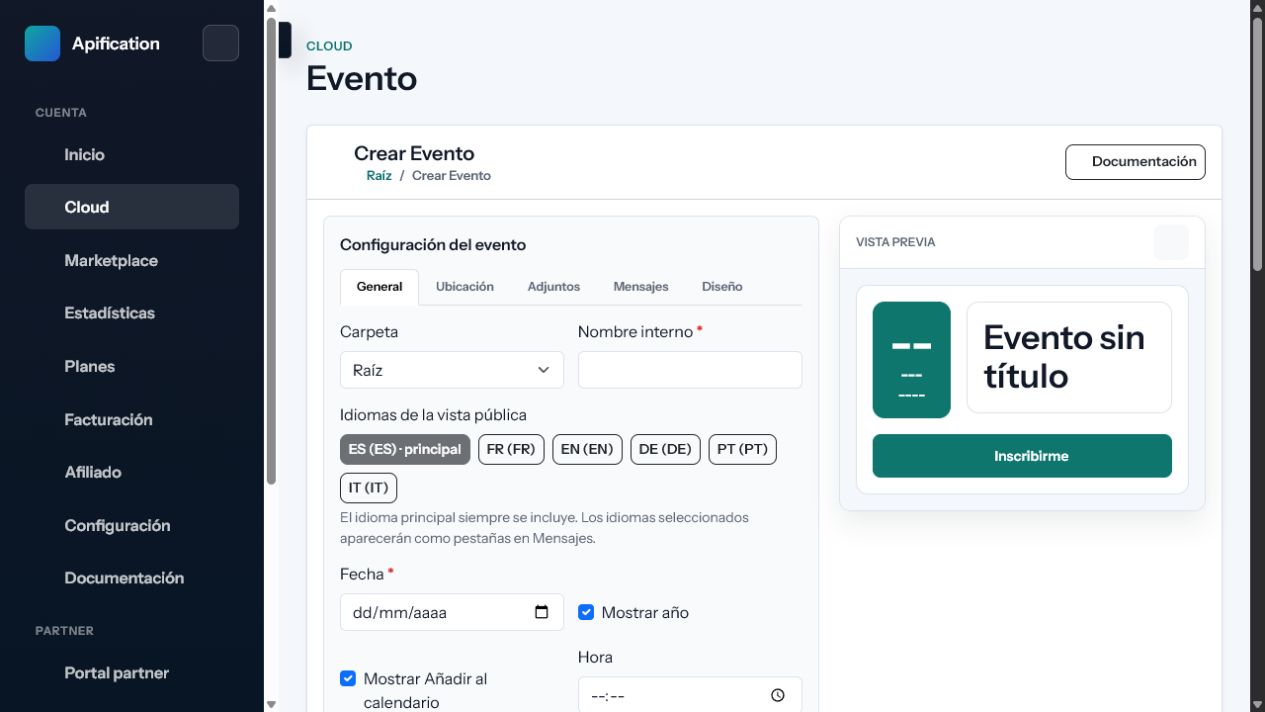 Interfaz de Servicios interactivos en Apification